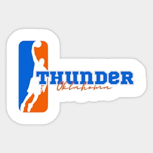 okc thunder Sticker